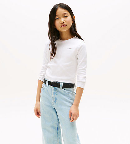 Tommy Hilfiger Bluse - Pointelle - White
