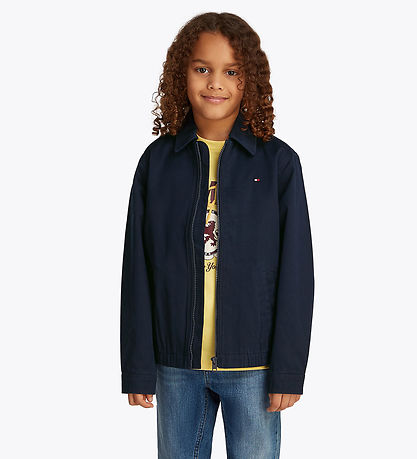 Tommy Hilfiger Jakke - Cotton Ivy - Dark Night Navy