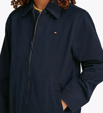 Tommy Hilfiger Jakke - Cotton Ivy - Dark Night Navy