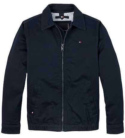 Tommy Hilfiger Jakke - Cotton Ivy - Dark Night Navy