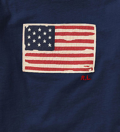 Polo Ralph Lauren T-shirt - Navy m. Flag