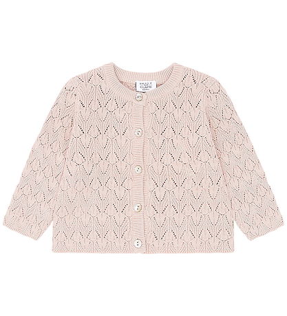 Hust and Claire Cardigan - Strik - Cilja Pointelle - Peach Dust