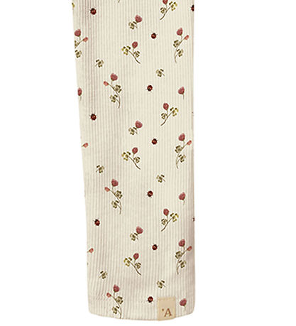 Lil' Aterlier Leggings - Rib - NmfLavo - Turtledove/Clover