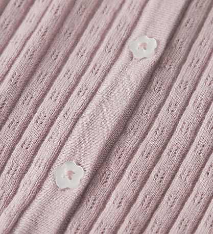 Name It Cardigan - Strik -NbfKind - Burnished Lilac