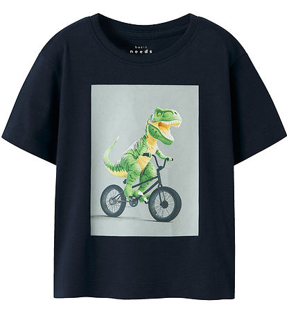 Name It T-shirt - NmmVoto - Navy Blazer/Dino Bike