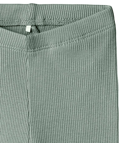 Name It Leggings - Noos - Rib - NbnKab - Slate Gray
