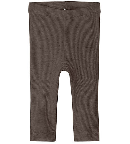 Name It Leggings - Noos - Rib - NbnKab - Delicioso Melange