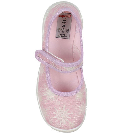 Superfit Ballerina Hjemmesko - Bubble - Rosa/Mehrfarbig
