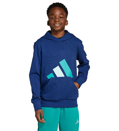 adidas Performance Hættetrøje - J BL FT HD 280 - DKBLUE/PURTEA/H
