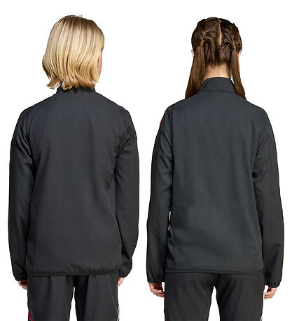 adidas Performance Cardigan - AJAX PRE JKTY - BLACK/WHITE/BOLRED