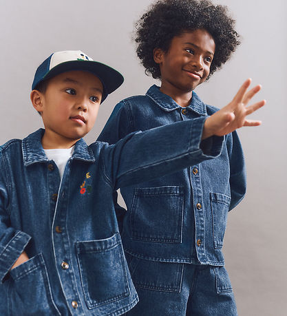 Liewood Denimjakke - Kinsley Placement - Medium Blue Denim
