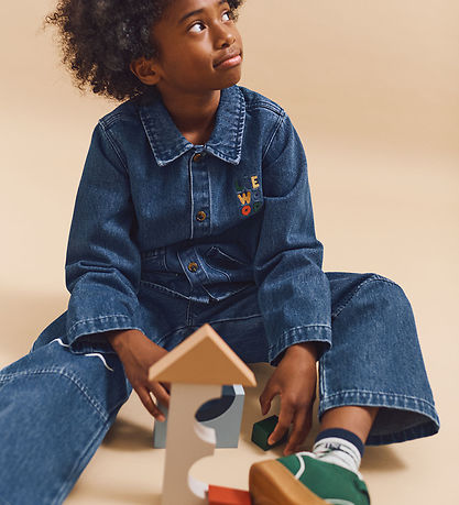 Liewood Bukser - Denim - Cesar Placement - Medium Blue Denim