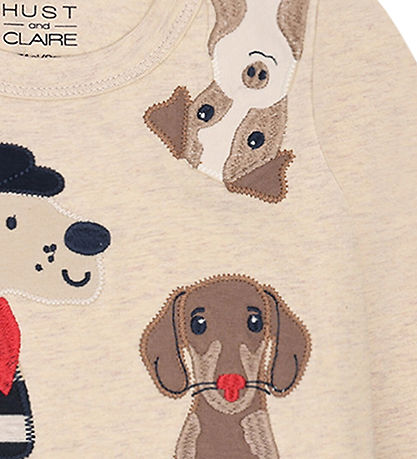 Hust and Claire Bluse - August Dogs - Wheat Melange