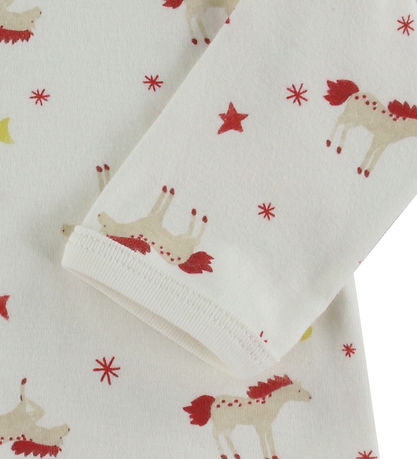 Petit Bateau Natdragt - Milk m. Stjerner og Heste