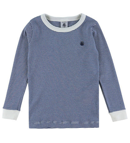 Petit Bateau Nattøj - 2-Delt - Olympic/Marshmallow