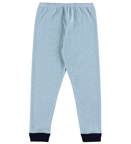 Petit Bateau Nattøj - 2-Delt - Adriatic/Marshmallow