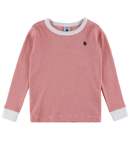 Petit Bateau Nattøj - 2-Delt - Peonia/Marshmallow