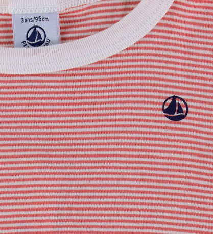 Petit Bateau Nattøj - 2-Delt - Peonia/Marshmallow