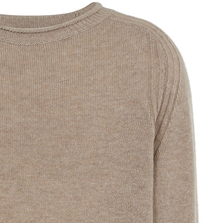 Emporio Armani Bluse - Strik - Uld - Beige Medio Melange