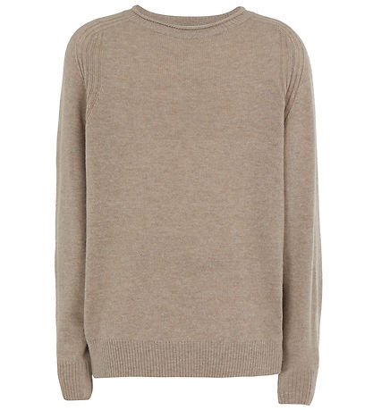 Emporio Armani Bluse - Strik - Uld - Beige Medio Melange