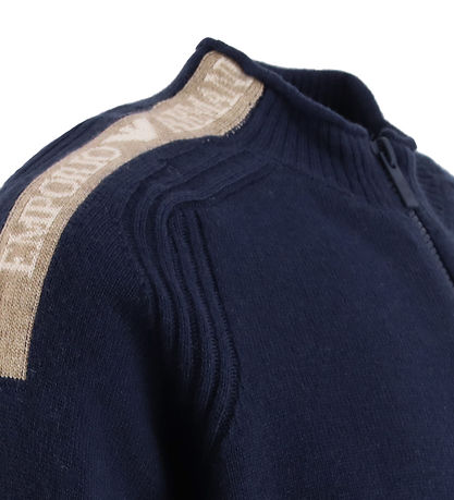 Emporio Armani Cardigan - Strik - Uld - Naval Academy