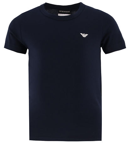 Emporio Armani T-shirt - 2-pak - Navy/Hvid