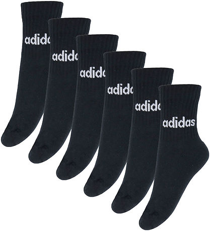 adidas Performance Strømper - C LIN CREW - 6-pak - Sort