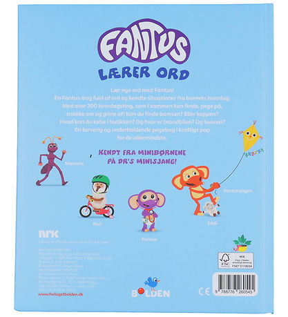 Forlaget Bolden Bog - Fantus Lærer Ord - Dansk