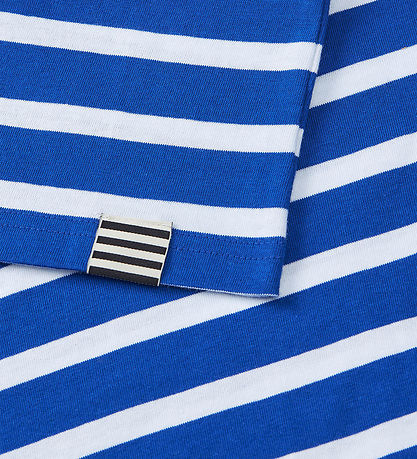 Mads Nørgaard T-shirt - Stripe Thorlino - Surf The Web/White