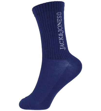 Jack & Jones Strømper - JacJay - 5-pak - Phantom/White