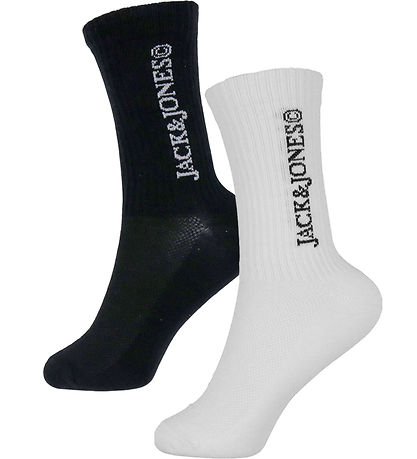 Jack & Jones Strømper - JacJay - 5-pak - Phantom/White