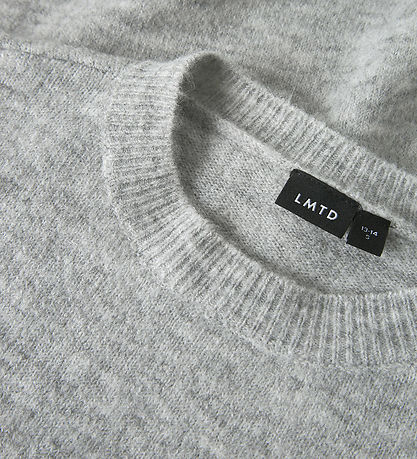 LMTD Bluse - Strik - NlmOdett - Light Grey Melange