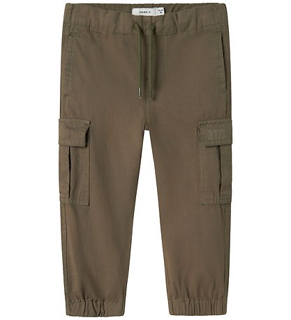 Name It Bukser - Cargo - NmmRyan - Dusty Olive