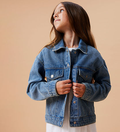 Name It Denimjakke - Noos - NkfMila - Medium Blue Denim