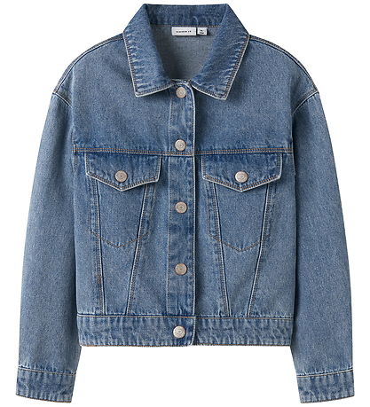Name It Denimjakke - Noos - NkfMila - Medium Blue Denim