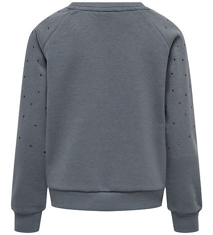 Kids Only Sweatshirt - KogKiara - Blackened Pearl/Rhinestone