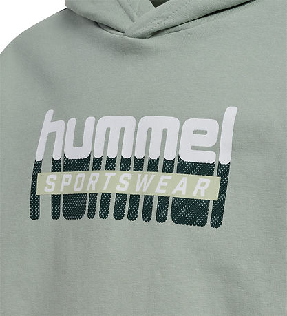 Hummel Hættetrøje - HmlTukas - Iceberg Green