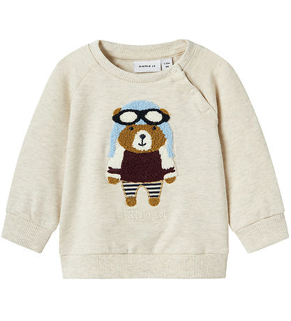 Name It Sweatshirt - NbmKiddy - Peyote Melange