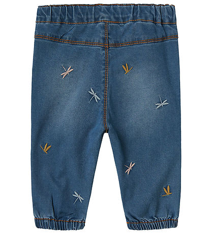 Name It Jeans - NbfRose - Shaped - Medium Blue Denim/Moth Embroi