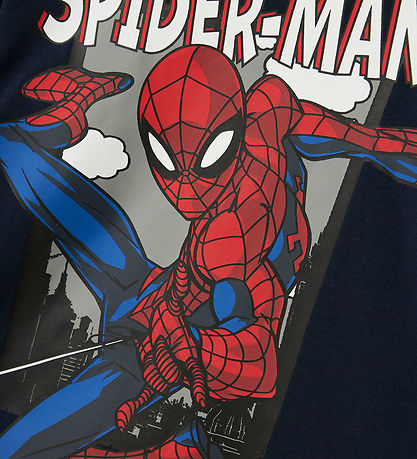 Name It Bluse - NmmJuice - Spiderman - Navy Blazer