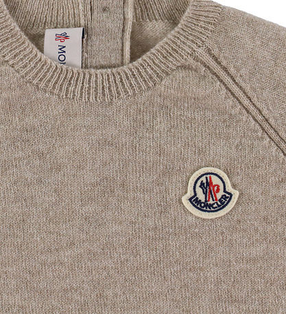 Moncler Bluse - Strik - Uld - Khaki