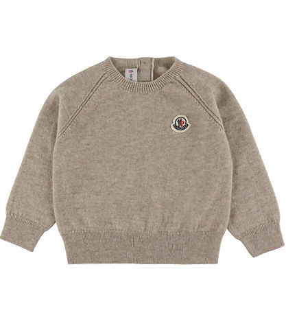 Moncler Bluse - Strik - Uld - Khaki