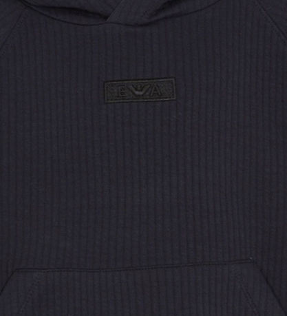 Emporio Armani Hættetrøje - Rib - Navy