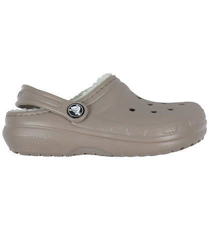 Crocs Sandaler m. For - Classic Lined Clog - Mushroom/Bone