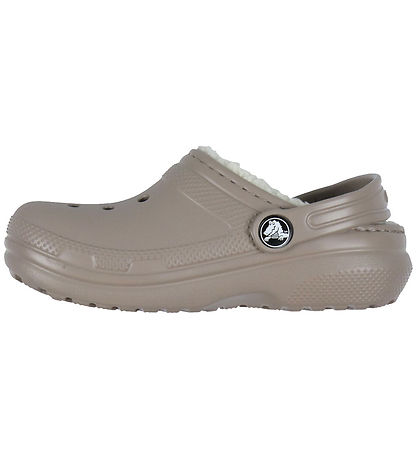 Crocs Sandaler m. For - Classic Lined Clog - Mushroom/Bone