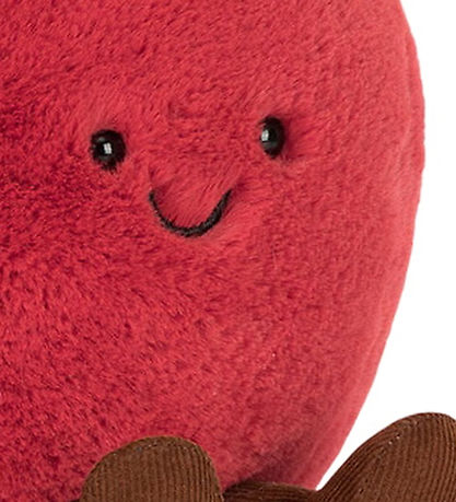 Jellycat Bamse - 16x14 cm -  Amuseables Apple - Rød