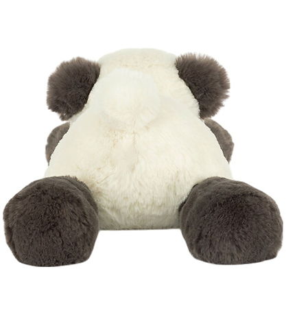 Jellycat Bamse - 24x13 cm - Smudge Panda - Grå/Hvid