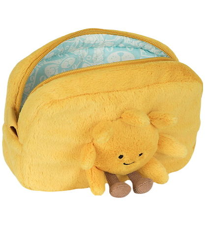 Jellycat taske - 19x13 cm - Amuseables Sun Pouch - Gul