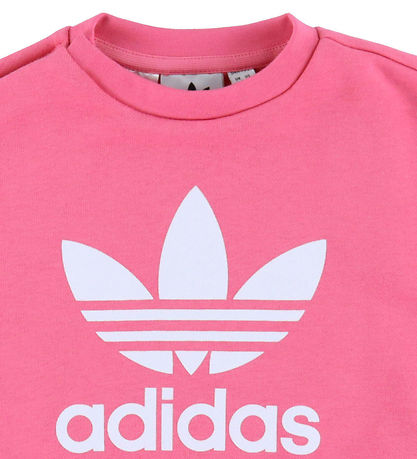adidas Originals Sweatsæt - Loose Crew Set - Pnkfus
