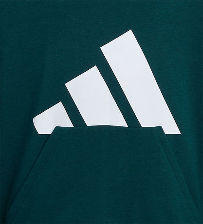 adidas Performance Hættetrøje - J BL FT HD - Aurivy/White